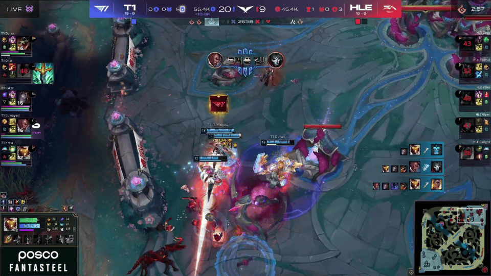 HLE碾压FLY，Keria完成史诗逆转2025世界赛2:1（成都）