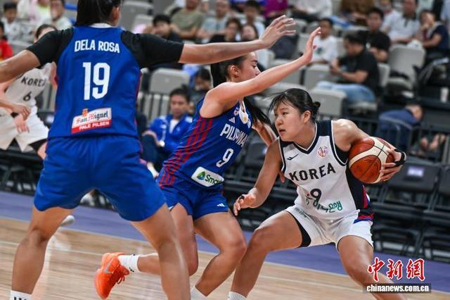 亚洲杯篮球赛：韩国女篮表现出色